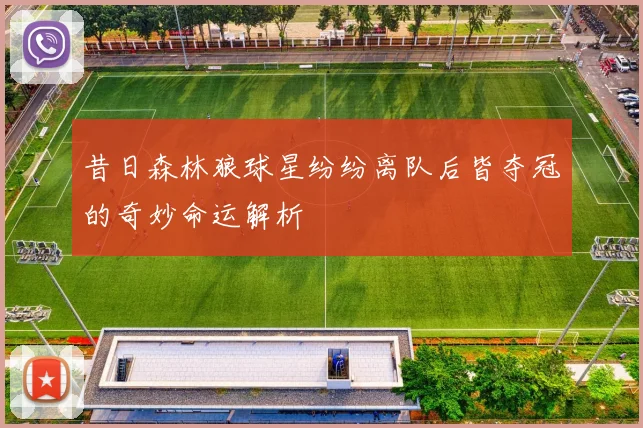 昔日森林狼球星纷纷离队后皆夺冠的奇妙命运解析